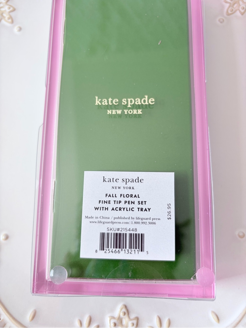kate spade New York "Fall Floral" Pen and Tray Set - Picture 5 of 9